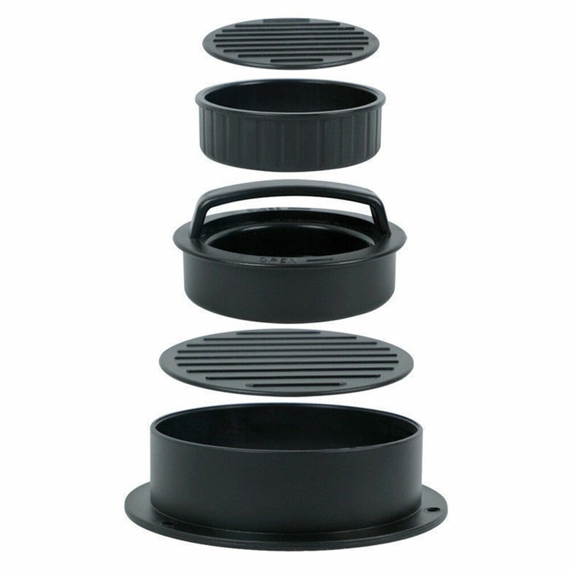 US 1-2 Pack Stuffed Hamburger Press Patty Maker Burger 3 in 1 Non-Stick Mold gallery