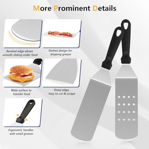 18Pcs Griddle Accessories Kit for Blackstone, Flat Top Grilling Accessory Set gallery
