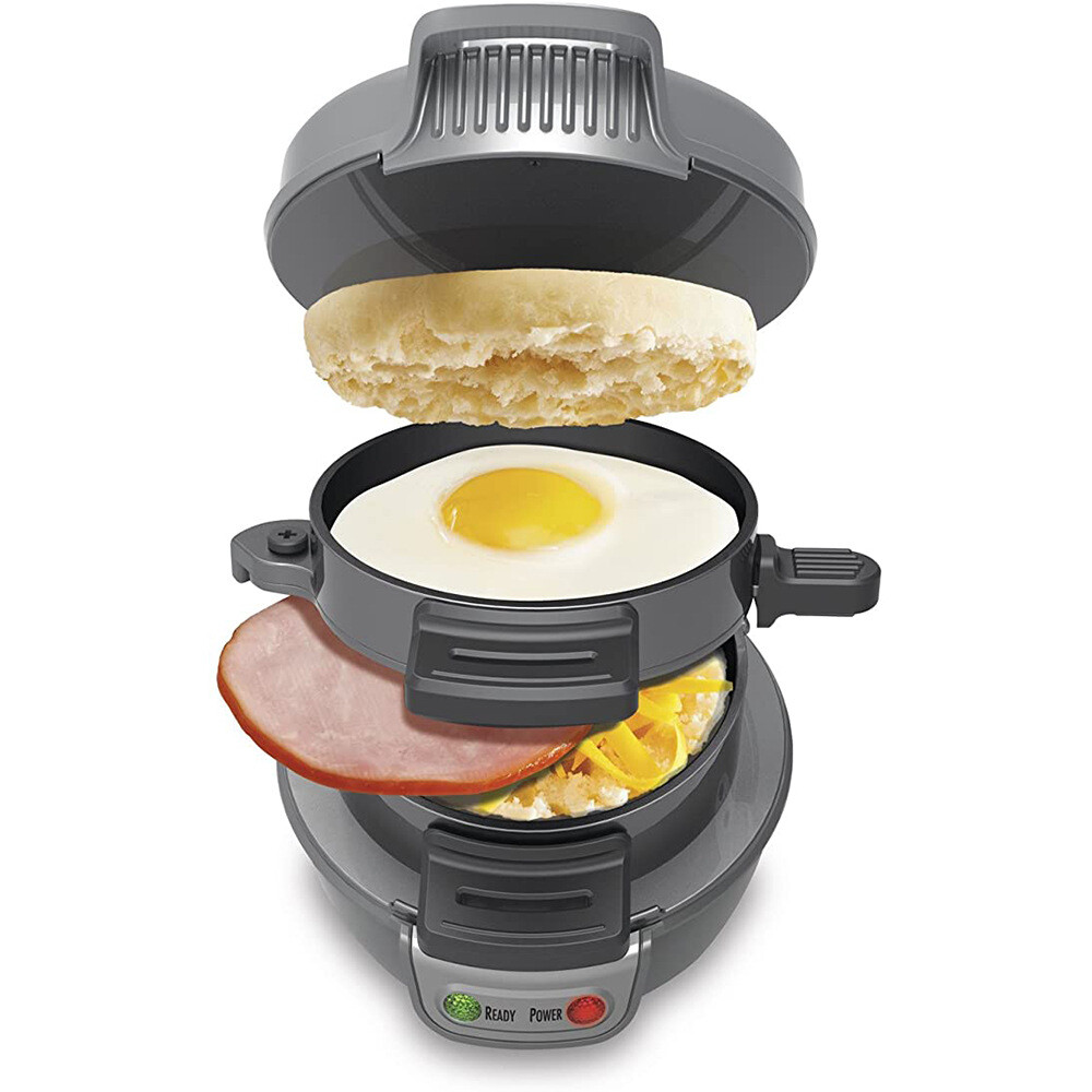 5-in-1 Breakfast Maker – Burger, Sandwich, Waffle, Egg Cooker & More for Quick M gallery