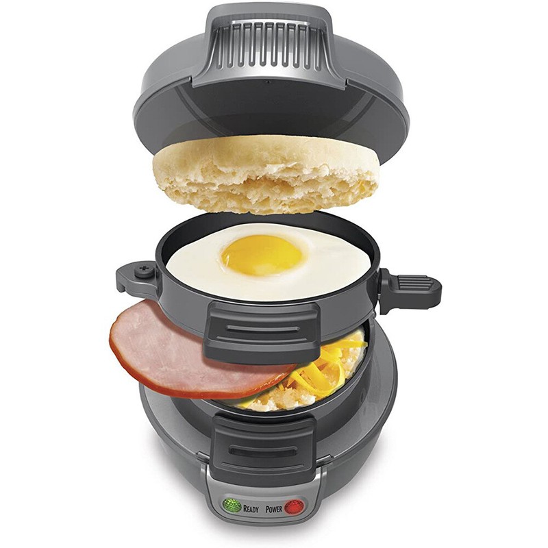 5-in-1 Breakfast Maker – Burger, Sandwich, Waffle, Egg Cooker & More for Quick M gallery