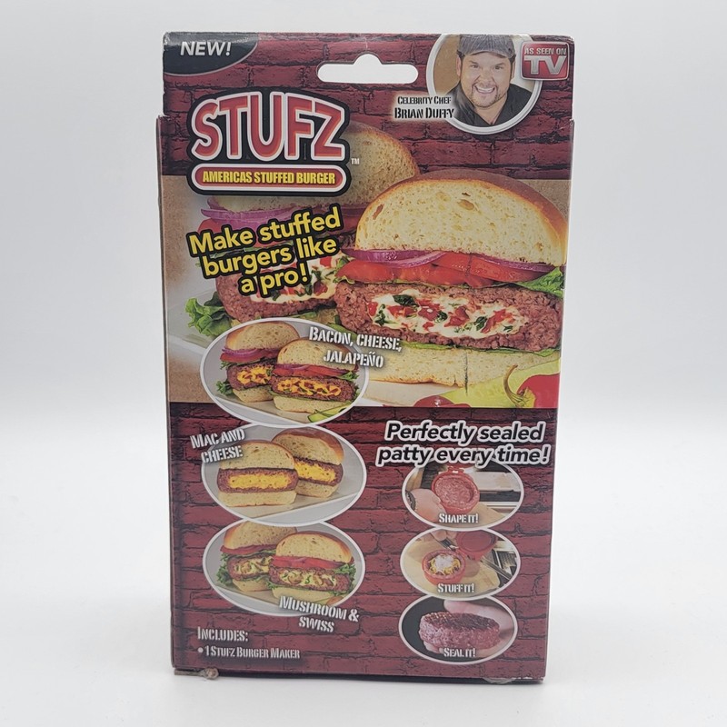 STUFZ America’s Stuffed Burger Maker As Seen On TV (New) gallery