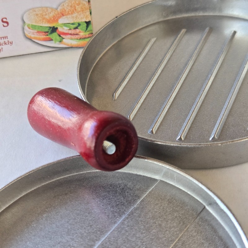Burger Press Non-Stick Burger Patty Maker Aluminum Hamburger Press Mold Homemade gallery