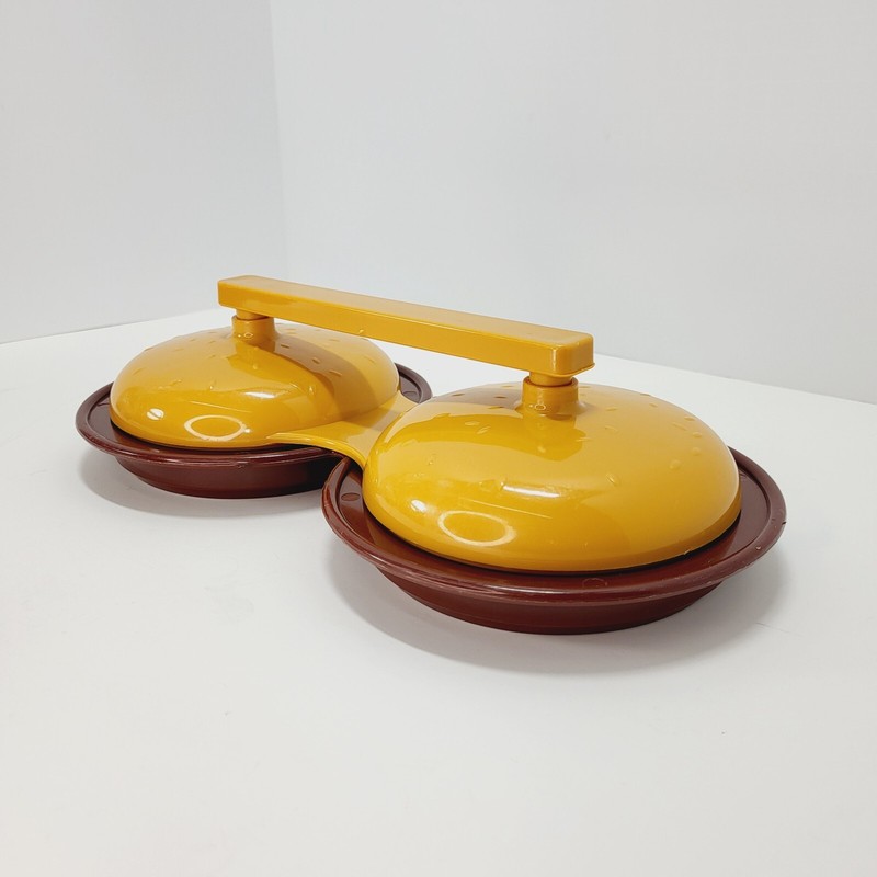 Charcoal Companion Double Hamburger Press Mold / 4.5" Circular Burger Patties gallery
