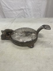 Vintage HAMBURGER PRESS CAST IRON Sears Kenmore ? Not For Sure Very Heavy JK