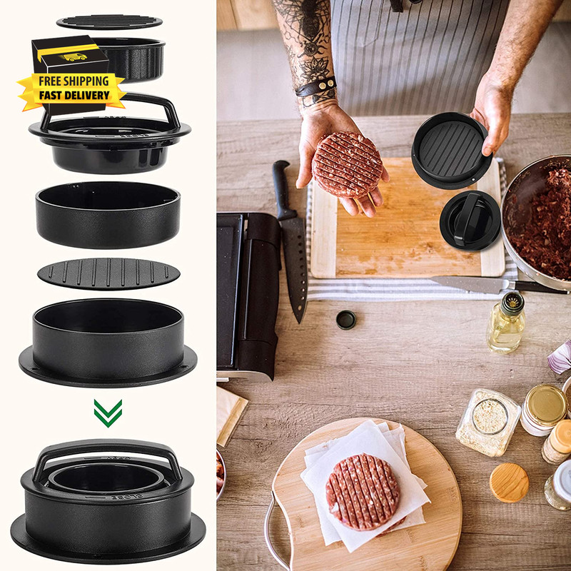 Burger Press Hamburger Patty Maker Slider Press Stuffed Burger Patty Press Regul gallery