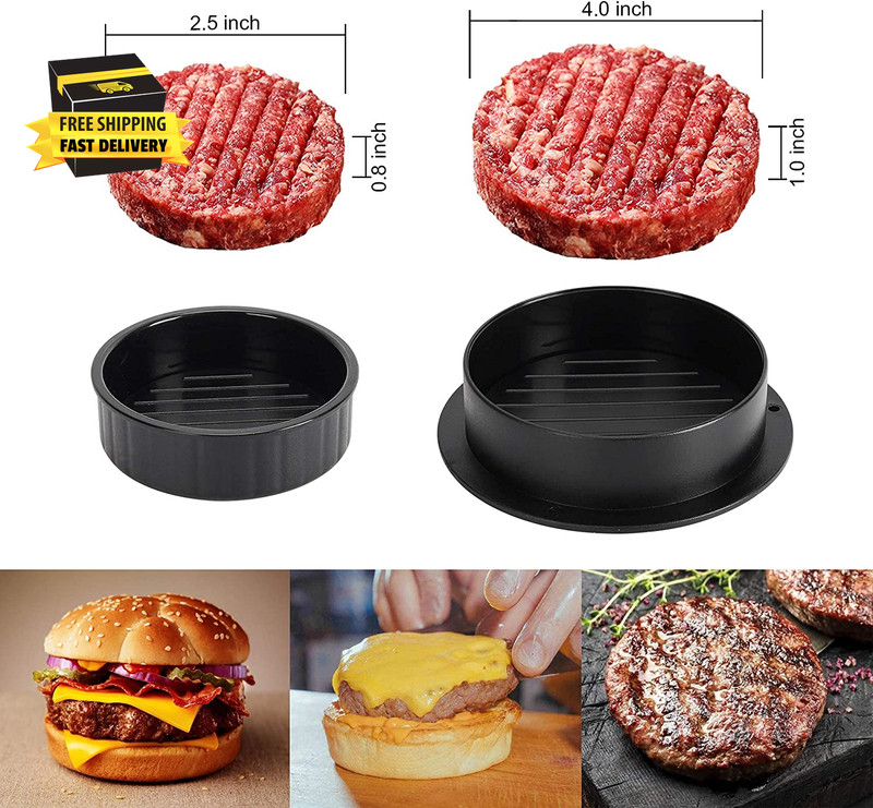 Burger Press Hamburger Patty Maker Slider Press Stuffed Burger Patty Press Regul gallery