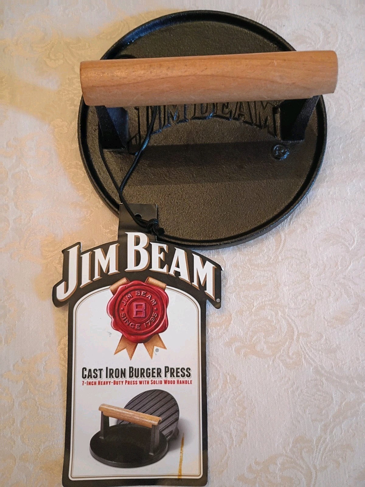 New Cast Iron Hamburger Press gallery