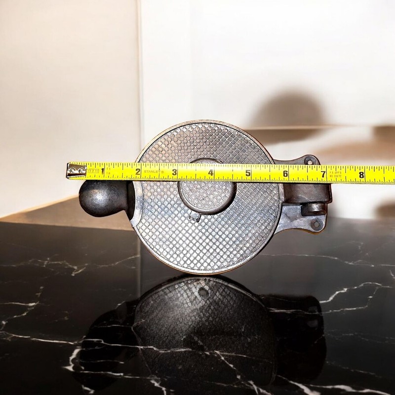 Vintage Aluminum Hamburger Mold Adjustable Ideal Kitchenware Gadget (OP2) gallery