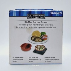 Master Forge Stuffed Burger Press #0269489 For Shaping and Stuffing Burgers