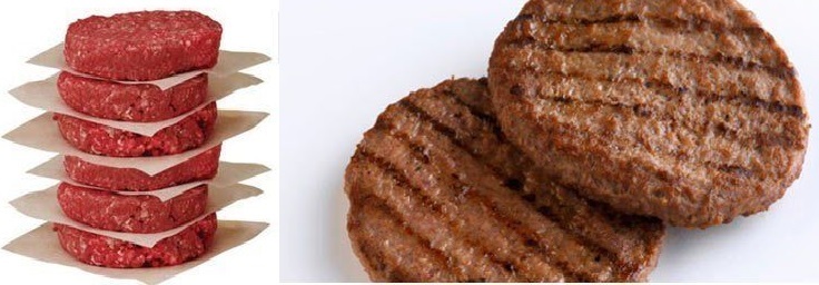 HAMBURGER PATTY PRESS 4" x 0.8" Patties Dishwasher Safe gallery