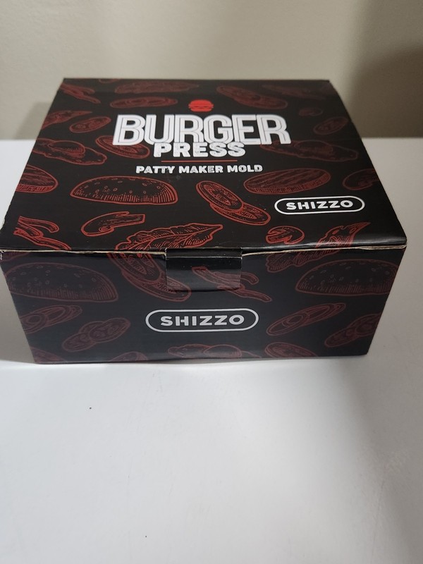 SHIZZO Smash Burger Press Kit 7' Heavy Duty Cast Iron Bacon Smasher with 50 Patt gallery