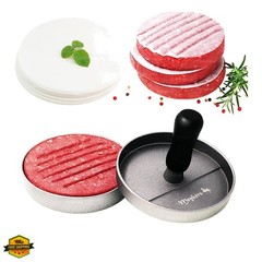 Burger Press 100 Patty Papers Set | Non-Stick Hamburger Press Patty Maker Mol…