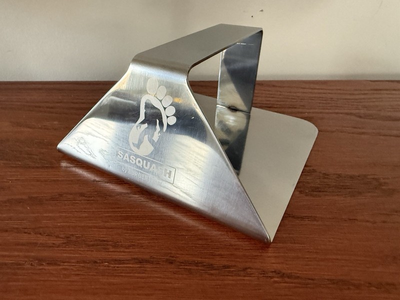 (NEW) Sasquash by Burger Iron- Professional Grade Burger Press, Stainless Steel gallery