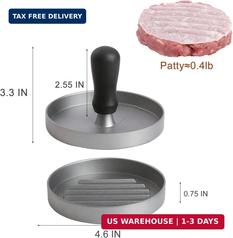TACGEA Burger Press 150 Patty Papers, Non-Stick Hamburger Patty Maker with Wax P gallery
