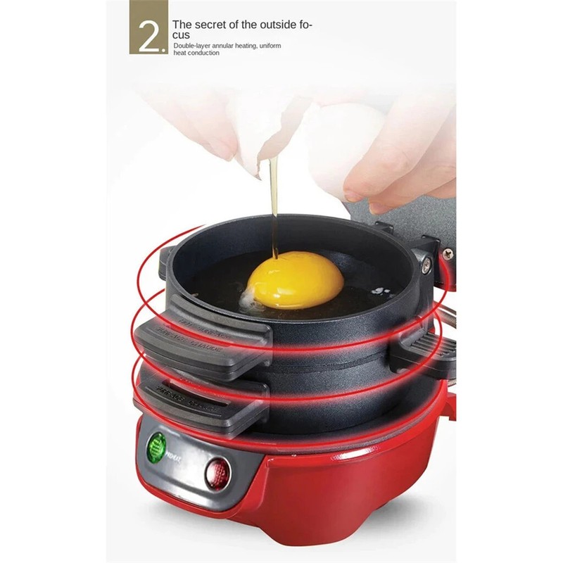 Burger Maker Hamburger Press Patty Maker Non-Stick Multifunction Breakfast gallery