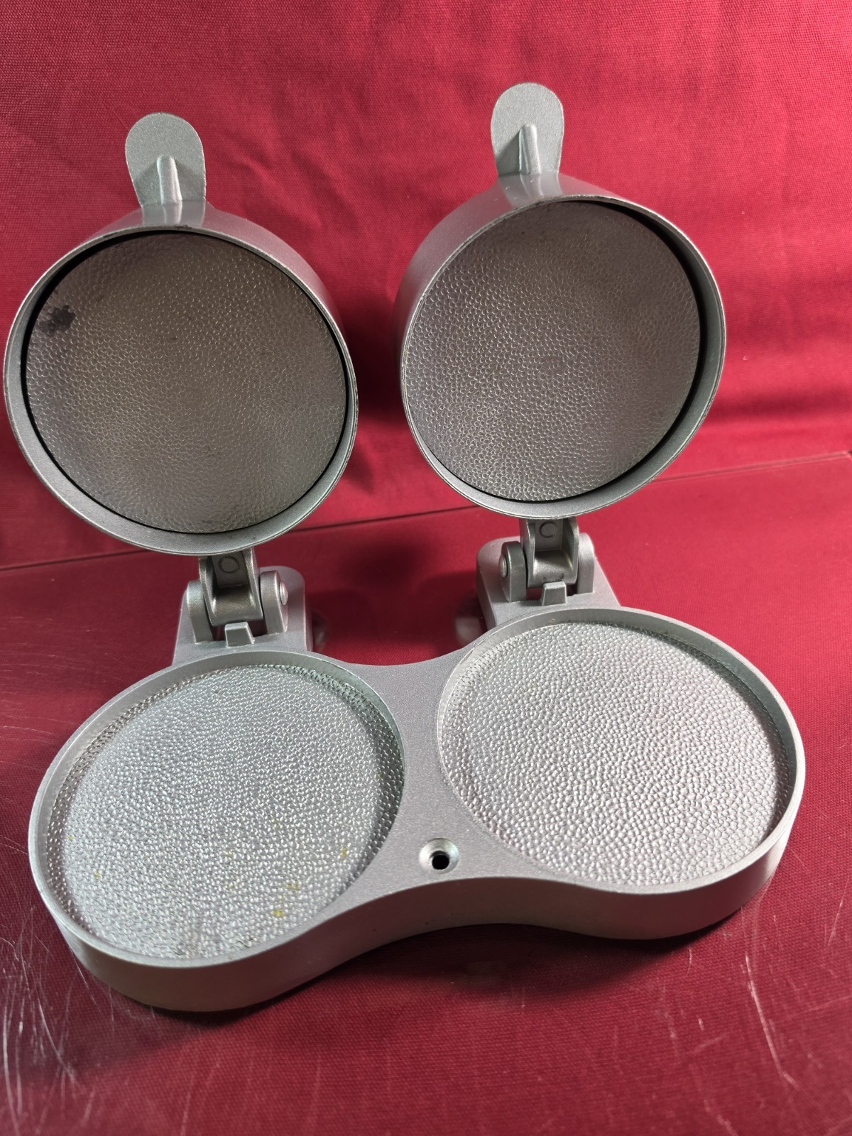 Weston DOUBLE Hamburger Press METAL Vintage EJECTOR BUTTONS gallery