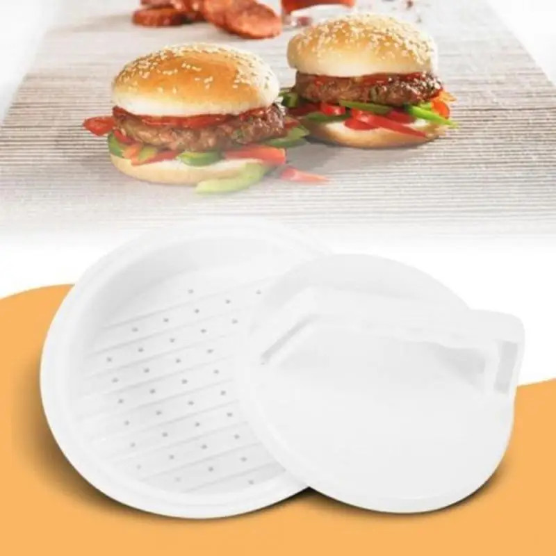 1pc Hamburger Press Stuffed Burger Press Plastic Meat Grill Party BBQ Burger gallery