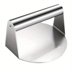 Stainless Steel Burger Press Heavy Duty Patty Smasher Grill BBQ Maker Tool