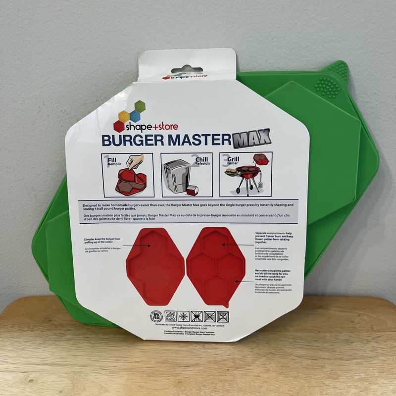 Shape+Store Burger Master & Burger Master MAX Press & Freezer Containers NEW! gallery
