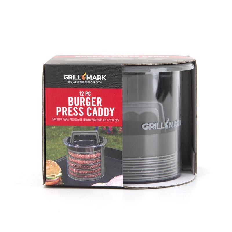 Grill Mark Black/Gray Plastic Burger Press gallery