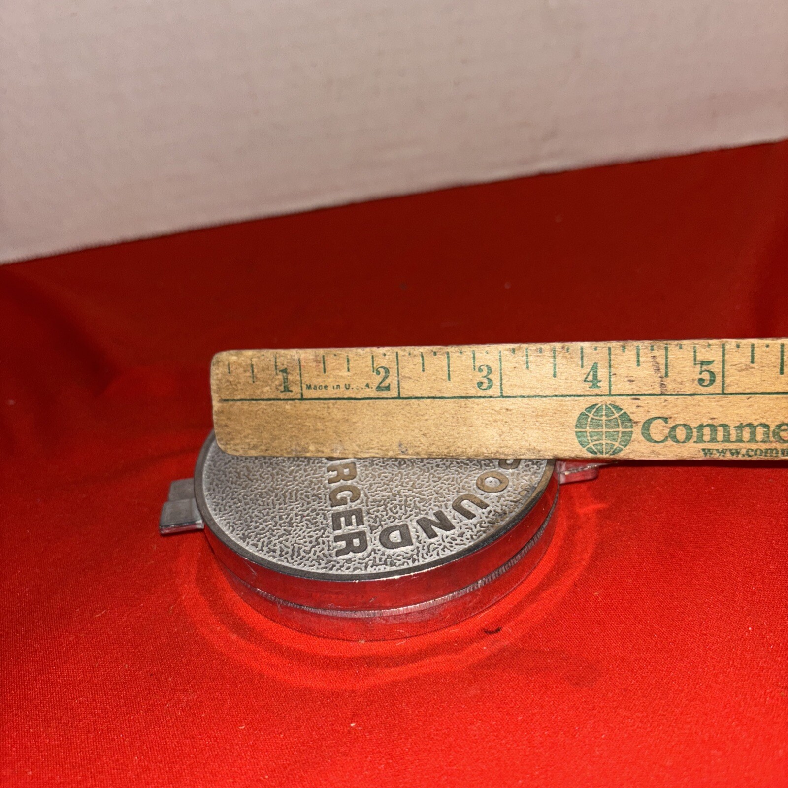 Metal Quarter Pound Hamburger Press (Taiwan)- Estate Find gallery