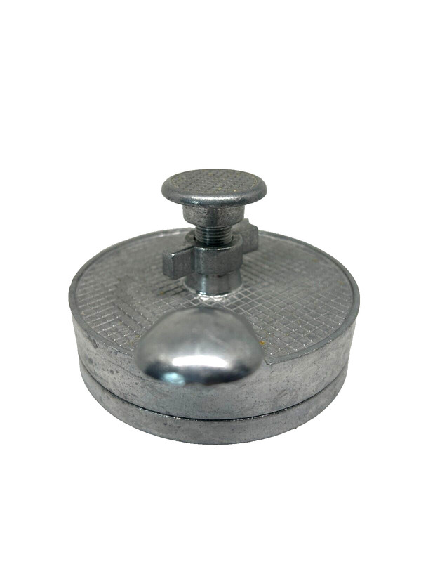 Aluminum Hamburger Press with Hinge Vintage Taiwan Silver gallery
