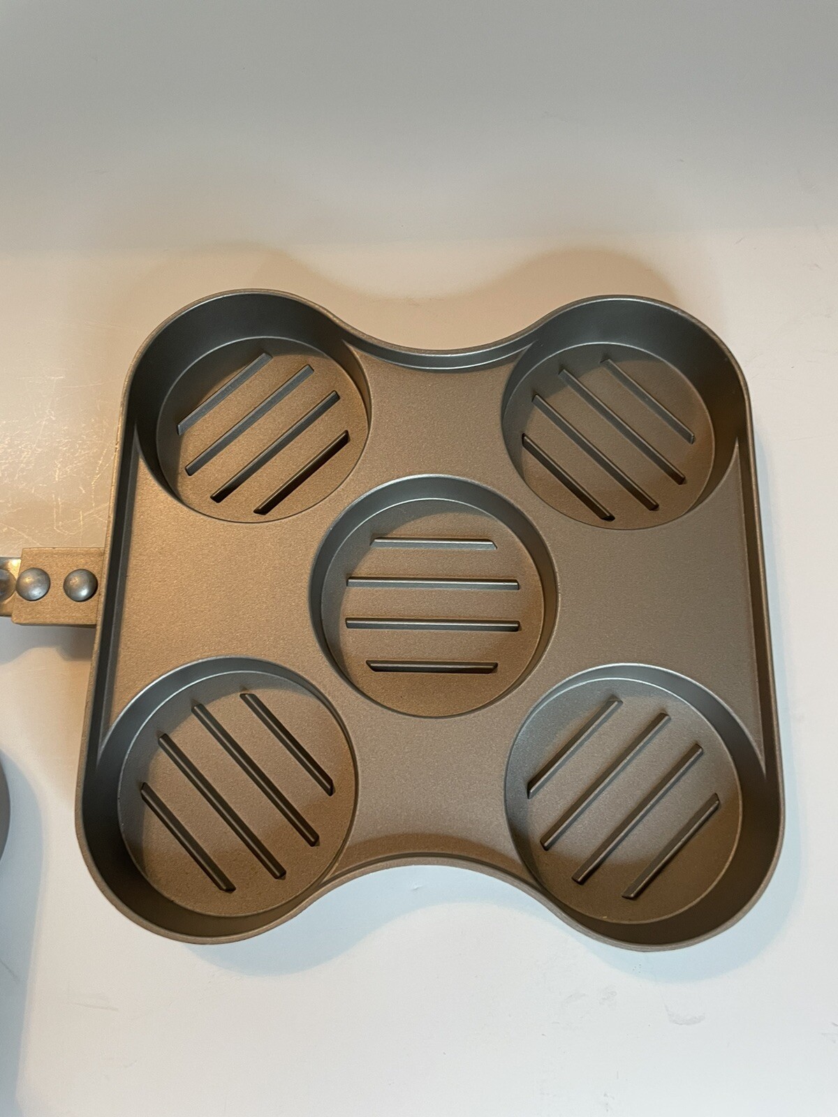 Slider Station Mini Burger Slider Patty Press Grill Pan Makes 5 Sliders gallery