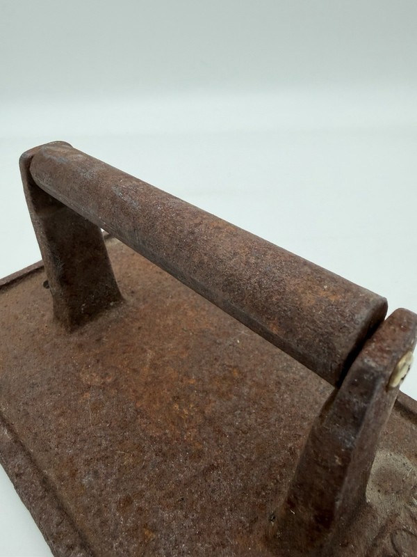 Charcoal Companion Grill Press Bacon Panini Burger Press Cast Iron Wood Handle gallery