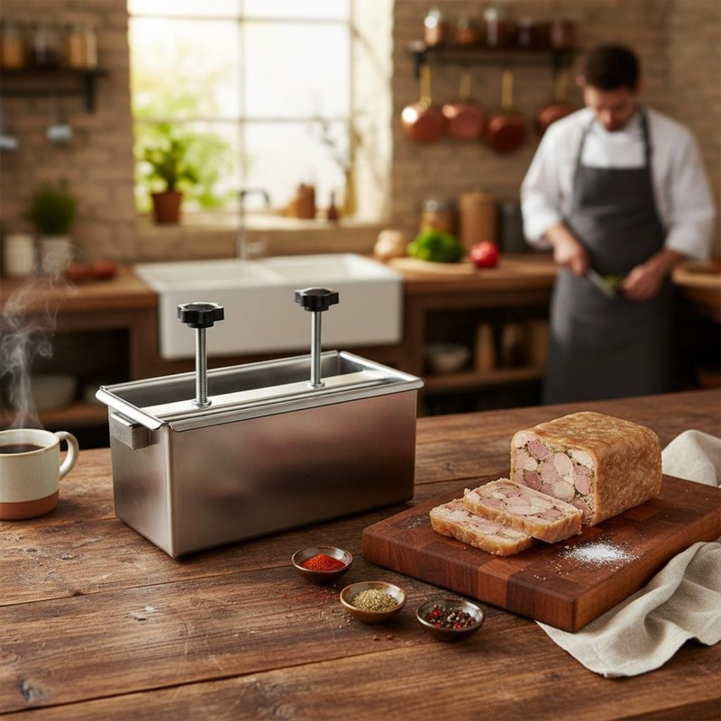 Stainless Steel Meat Press Dishwasher Safe Ham Press Mold Easy to Clean gallery