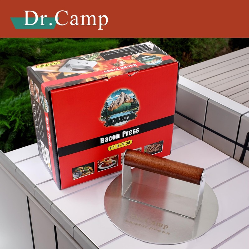 7 Inch Stainless Steel Smashburger Pressburger Smasherhamburger Presspatty Smash gallery