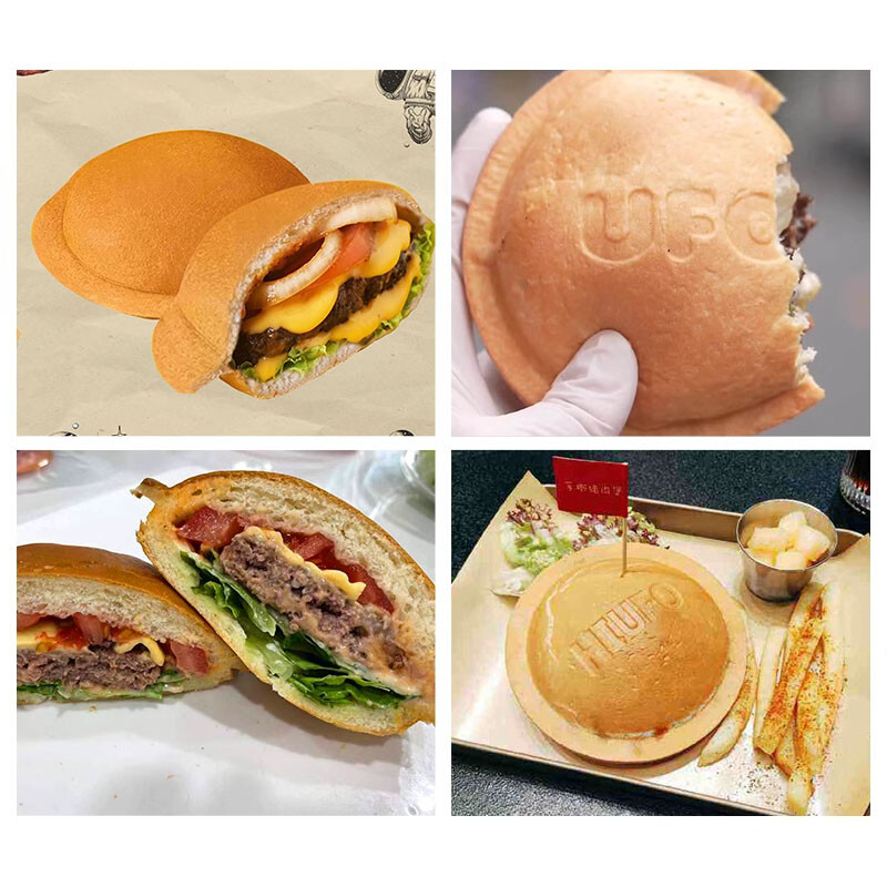 UFO Burger Maker Machine Electric Single/Double-head Ice Cream Waffle Maker gallery