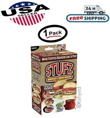 STUFZ Americas Stuffed Burger (1 Pack) | Make Burgers Like a Pro, As-Seen-On TV