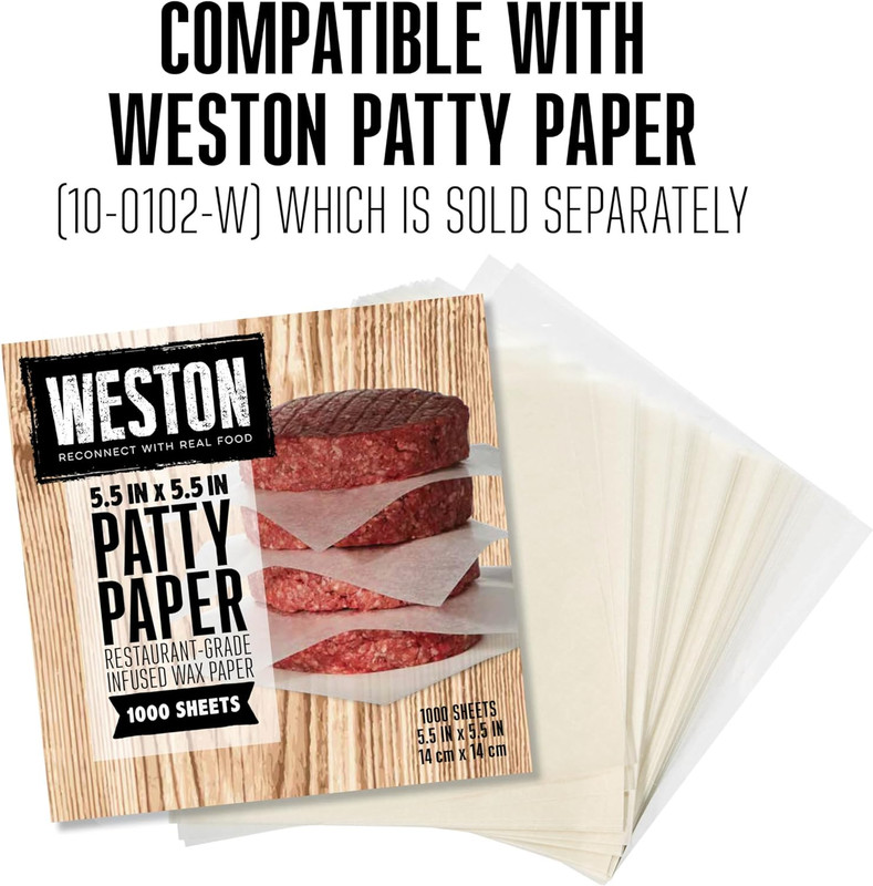 Burger Press, Makes 4 1/2" Diameter Patties for Hamburger, Crab Cakes, Sausage, gallery