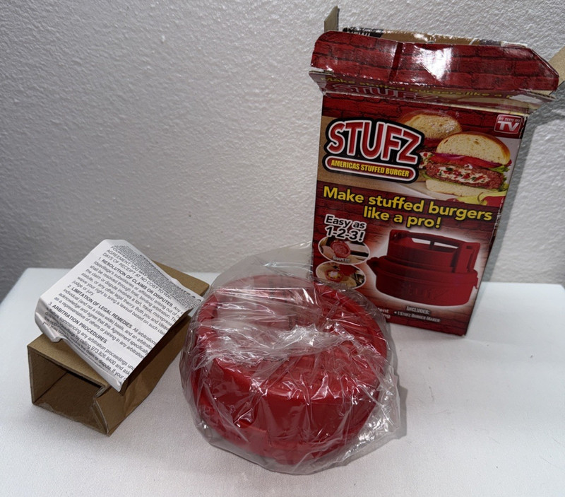 STUFZ Americas Stuffed Burger (1 Pack) | Make Burgers Like a Pro, As-Seen-On TV gallery