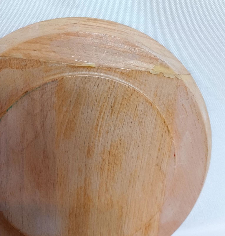Wooden Hamburger Press Vintage Fighting Cocks Roosters Kitchy gallery