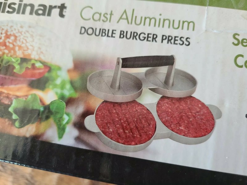 Cuisinart Outdoor Grilling CABP-320 Cuisinart Cast Aluminum Double Burger Press gallery