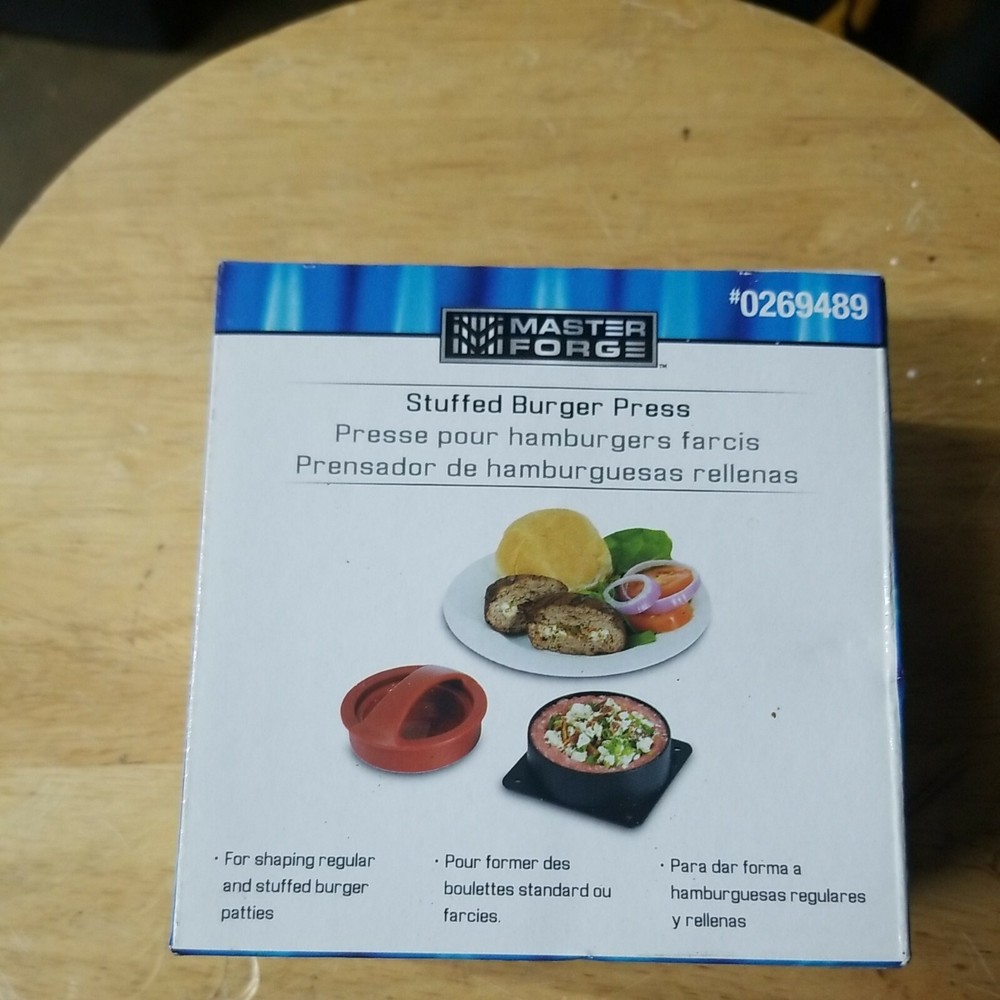 Burger Press Regular Shape & Stuffed Burger Patties by Master Forge