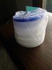 Tupperware #1927 Burger Keeper 4/ seal 5 pc-Opaque/ Blue-NIP gallery