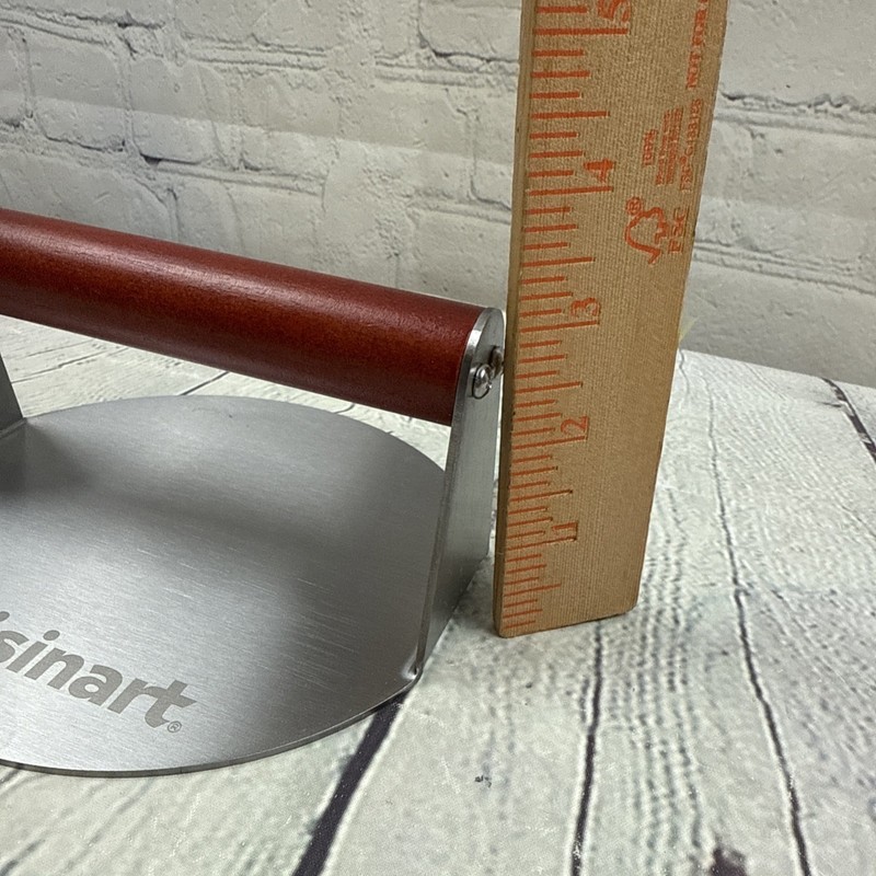 Cuisinart 6" Stainless Steel Smashed Burger Press, Juicy and Crispy Burgers for gallery