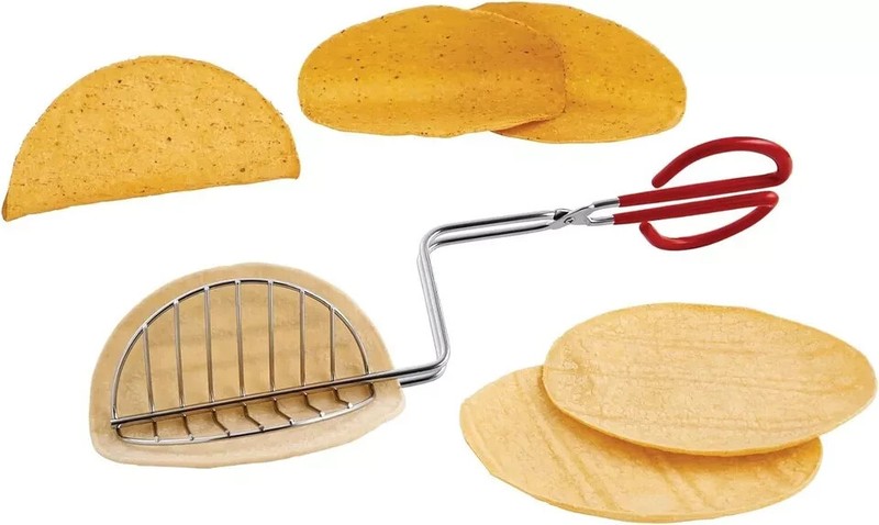 Taco Maker Press Fried Taco Shells Mold Crisp Deep Fryer Kitchen Tools Gadgets gallery