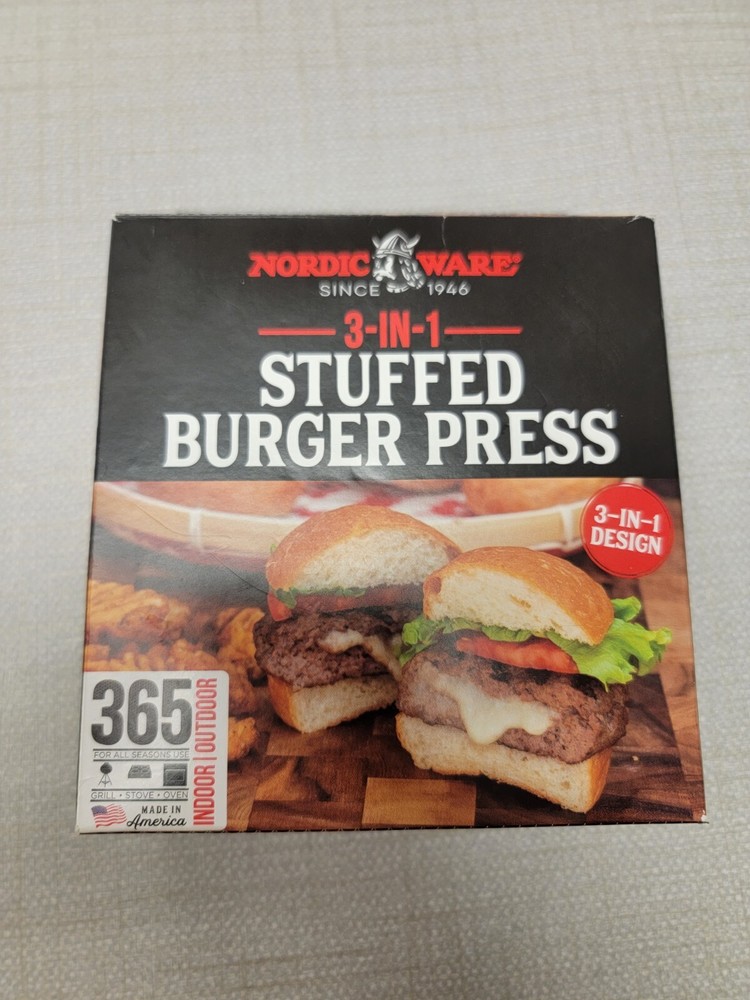 Nordic Ware 3 in 1 Stuffed Burger Press