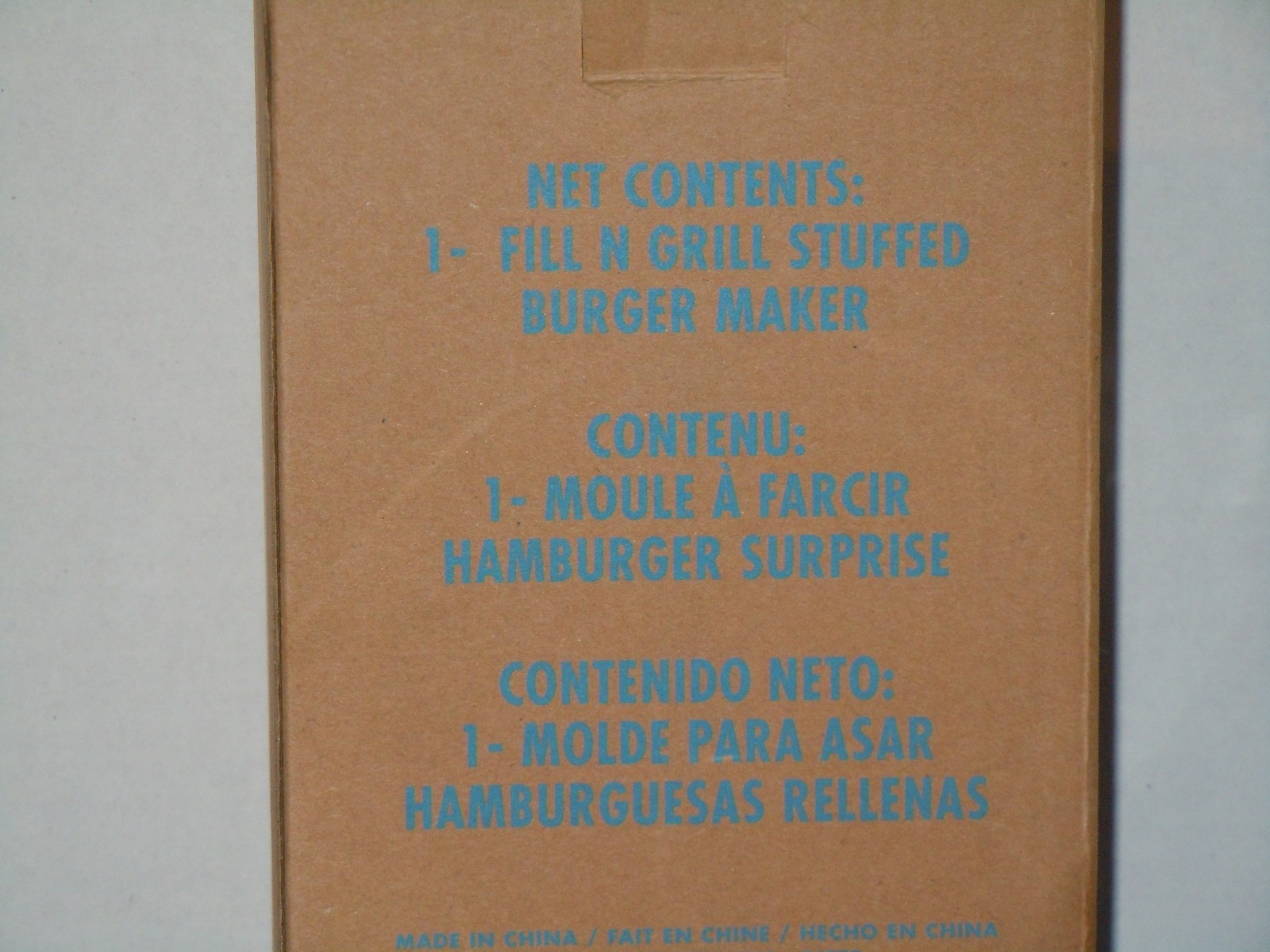 Avon Home Products Fill N' Grill Stuffed Burger Maker NIB gallery