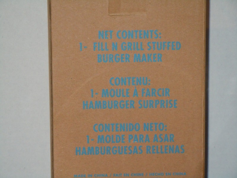 Avon Home Products Fill N' Grill Stuffed Burger Maker NIB gallery
