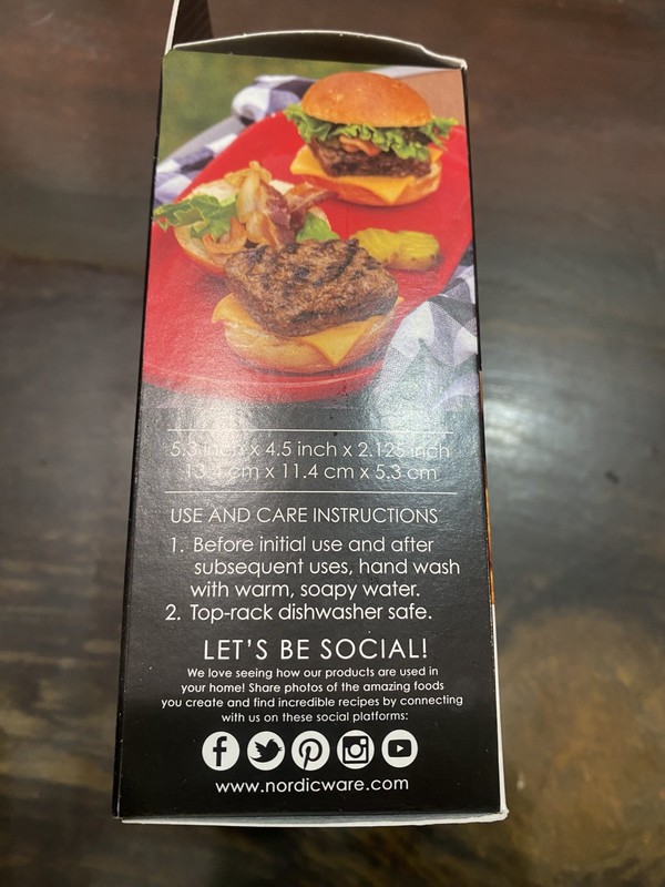 Nordic Ware 3 in 1 Stuffed Burger Press gallery