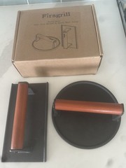 Firsgrill Burger Presses. Round Heavy-Duty Cast Iron Smash Meat Steak. New.