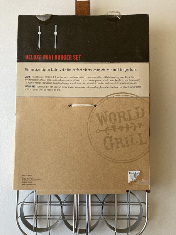World Market Deluxe Mini Burger Set - NEW gallery