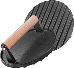 Heavy Duty Cast Iron Smash Burger Press 7″ round Grill Press for Cooking Burgers