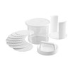 Mr. BBQ Burgers on the Go Patty Maker, 12 Piece Non-Stick 8-Layer Plastic Disc gallery