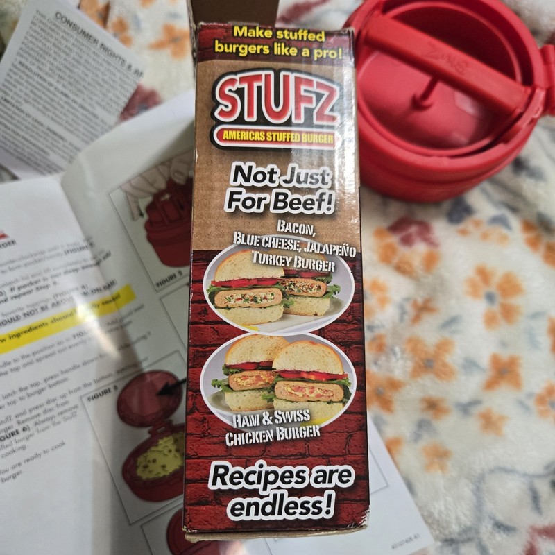 Stufz, Stuffed Burger Press, Or Other Meat, Tuna... Patty Maker As Seen On TV gallery