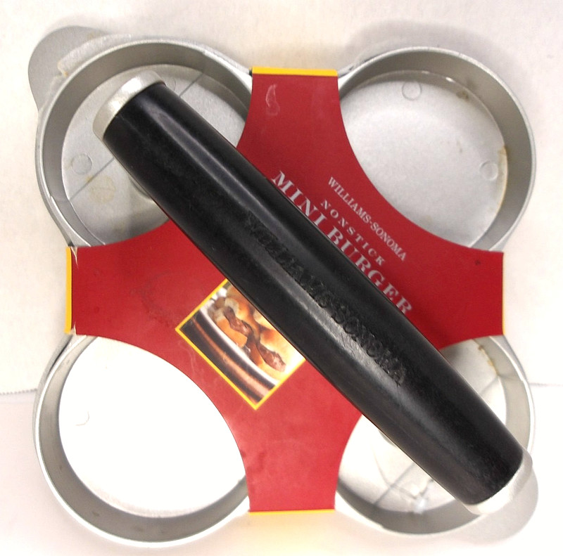 Williams-Sonoma Nonstick Mini Burger Press, Cast Aluminum, Makes 4 gallery